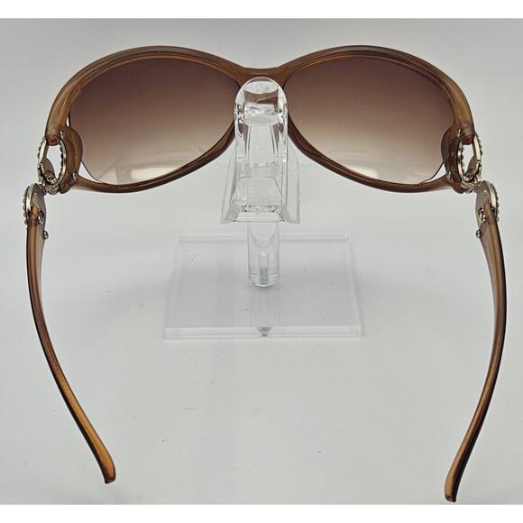 Jimmy Crystal New York Sunglasses Made With Swarovski Elements Brown Gradient K7 main image 8